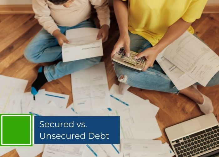 is a mortgage secured or unsecured debt